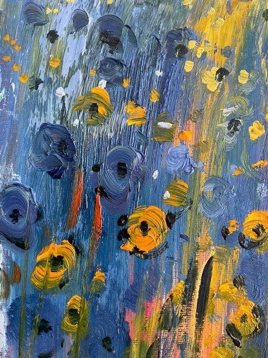 Casals - El Vuelo de la Primavera, Antiquités & Art, Art | Peinture | Moderne