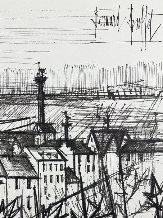 Bernard Buffet (1928-1999) - Lalsace, Antiquités & Art, Antiquités | Autres Antiquités