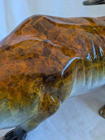 Figuur - Wall street bull - unique - Brons
