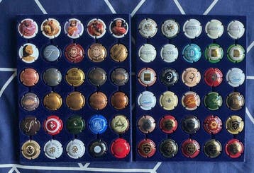 Collection de capsules de champagne - Capsules de champagne