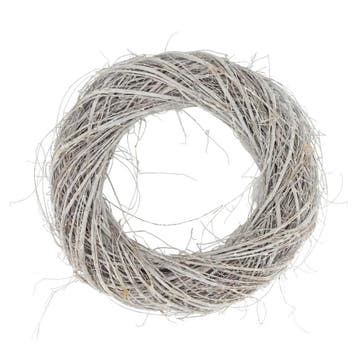 Krans wild willow wilgentenen white wash twijgenkrans 38 *7, Nieuw