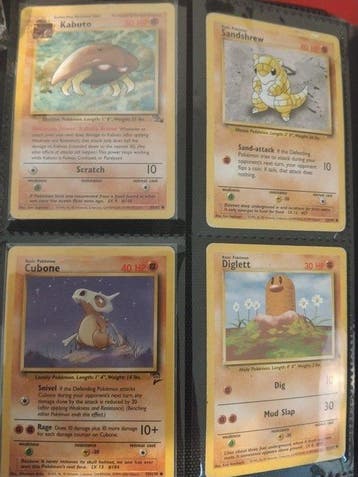 Pokémon - 136 Incompleet album - WOTC - Fossil, Jungle, Base