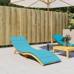 vidaXL Ligbedkussen oxford stof turquoise, Verzenden, Nieuw