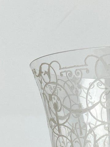 Baccarat - Verre à vin - Cristal - Baccarat Art Nouveau