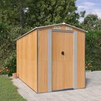 vidaXL Tuinschuur 192x357x223 cm gegalvaniseerd staal, Jardin & Terrasse, Abris de jardin, Verzenden