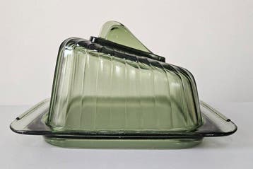 Royal Leerdam - Boterschotel - Kaasstolp - Stolp - Art Deco