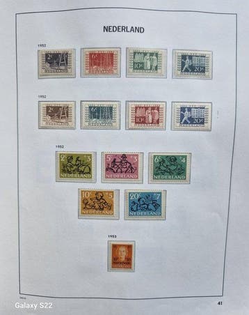 Nederland 1876/1986 - Bijna alles postfris (!) inclusief, Gestempeld