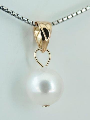 Sans prix de réserve - Pendentif - 18 carats Or jaune Perle