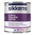 Sikkens Rubbol Finura Satin Wit 5L, Bricolage & Construction, Peinture, Vernis & Laque, Verzenden