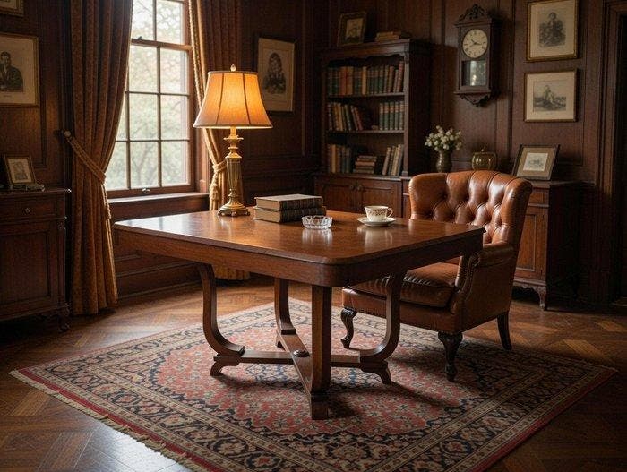 Tafel - Hout - Art Deco, Antiquités & Art, Art | Objets design