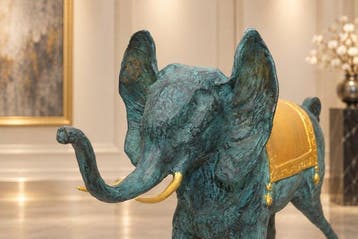 Salvador Dali (1904-1989) - sculptuur, Space Elephant - 48