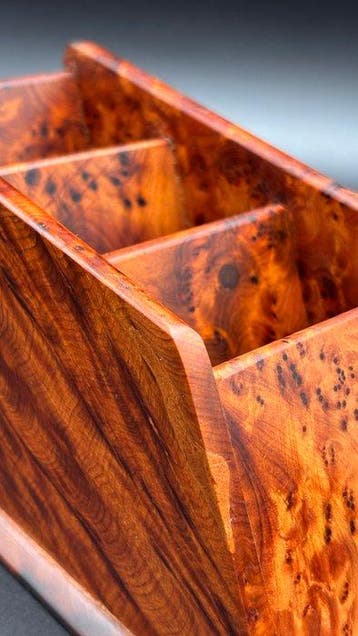 Brievenhouder - Unieke handgemaakte bureau-organizer (geen