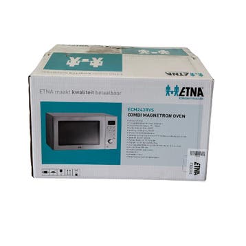 ETNA ECM243RVS combimagnetron, Verzenden, Nieuw