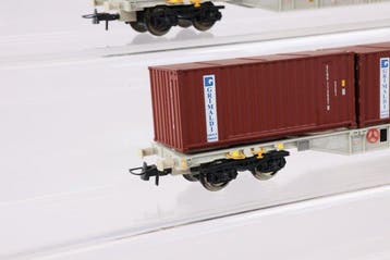 Roco H0 - 67824/67825 - Modeltrein goederenwagon (2) - Twee