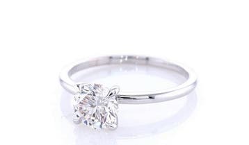 Zonder minimumprijs - Ring - 14 karaat Witgoud - 1.01ct. tw., Nieuw