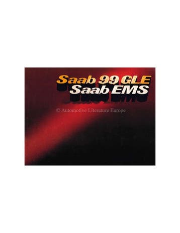 1977 SAAB 99 GLE | EMS BROCHURE DUITS