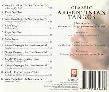 Various - Classic Argentinian Tangos, Verzenden