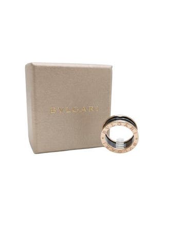 Bvlgari - Ring - B.zero 1 - 18 karaat Roségoud, Keramiek, Nieuw