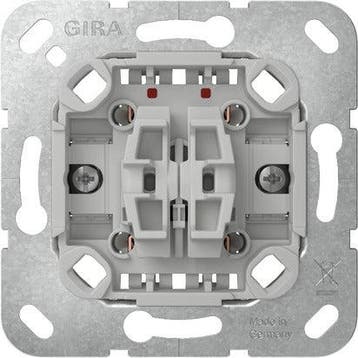 Gira 2-Gang Wip Schakelaar Invoegen 10 AX 250V - 310800, Verzenden, Nieuw