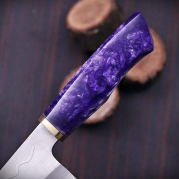 Custom Hand-Forged Premium Chefs Knife - Tafelmes - Staal,
