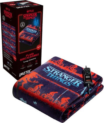 Verwarmde Stranger Things XL plaid: tweede kansje, OP=OP, Verzenden, Zo goed als nieuw