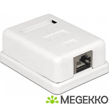 Delock 86169 modulair stopcontact 1 poort Cat.6, Computers en Software, Pc- en Netwerkkabels, Verzenden, Nieuw