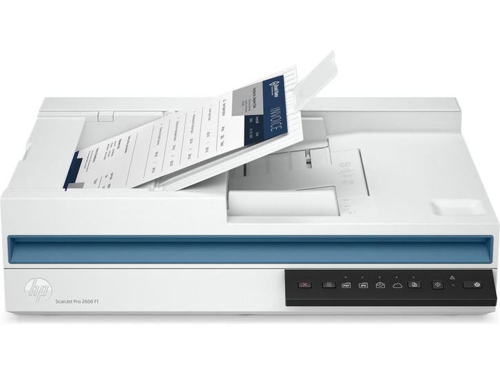 HP ScanJet Pro 2600 F1 - Platte bureaubladscanner 1200 x, Computers en Software, Scanners, Zo goed als nieuw, Verzenden