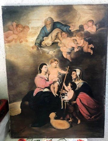 A. Lebornie (XX) - Sacra Famiglia con Sant’Anna e San