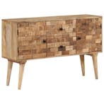 Mangohouten Dressoir 110cm | Retour Deal 49% | Nu!, Huis en Inrichting, Met plank(en), 100 tot 150 cm, Verzenden, Nieuw