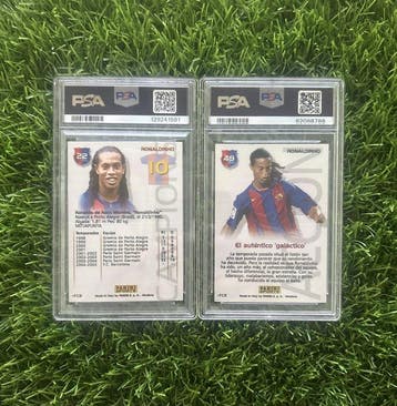 2004/05 Panini Megacracks Barça Campió Ronaldinho - PSA 7 -, Verzamelen, Stickers, Nieuw