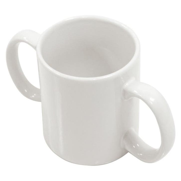 Keramische beker met 2 handvatten, Diversen, Verpleegmiddelen, Ophalen of Verzenden