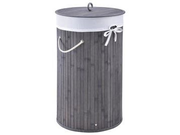 Veiling - Bamboe wasmand Curly - 55 liter - grijs - incl. wa, Huis en Inrichting, Gebruikt