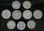 Wereld. - Silver Lot (1849–1966) - 9 Coins (Total weight of