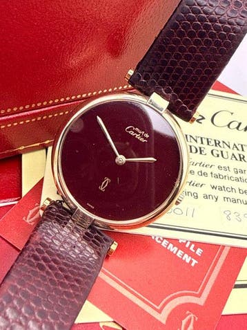 Cartier - Must de Cartier Vendome - Sans prix de réserve -, Handtassen en Accessoires, Horloges | Heren, Nieuw