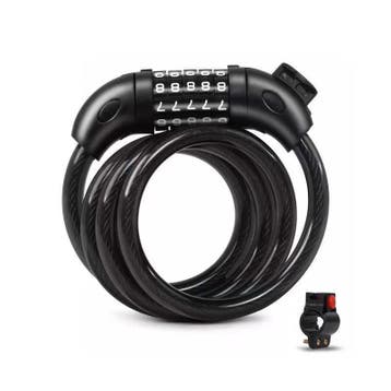 HBS Fietsslot H5-035 - Kettingslot met 5-Cijferige Code -, Ophalen of Verzenden, Nieuw