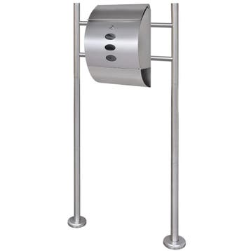 vidaXL Brievenbus op RVS standaard, Tuin en Terras, Verzenden, Nieuw