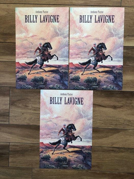 Pastor, Anthony - 3 Affiches - Billy Lavigne, Boeken, Stripverhalen