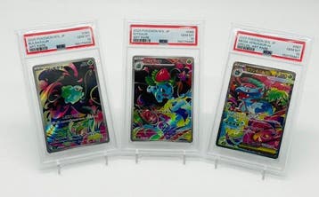 Pokémon - 3 Graded card -  Sequential Set Full art,, Nieuw