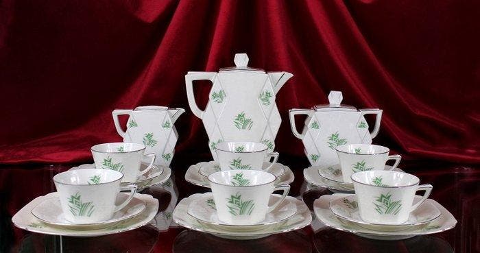 Moritz Zdekauer - Theeservies - Porselein - Art Deco, Antiquités & Art, Art | Objets design