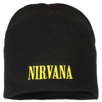 Nirvana Smiley Band Logo Beanie Muts - Officiële Merchandise, Nieuw in verpakking