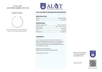Zonder minimumprijs - Armband Zilver - Labradoriet -, Nieuw