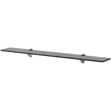 vidaXL Zwevende plank 80x20 cm 8 mm glas, Verzenden