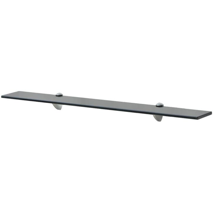 vidaXL Zwevende plank 80x20 cm 8 mm glas, Huis en Inrichting, Kasten | Wandmeubels, Nieuw, Verzenden