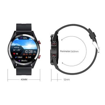 Smartwatch met Bloeddrukmeter en Zuurstofmeter - Fitness, Verzenden, Nieuw, SACOSDING