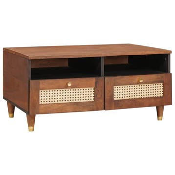 vidaXL Salontafel 80 x 54 x 40 cm Massief Mango Hout, Verzenden