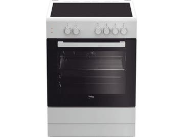 Beko FSM67010GW - Fornuis - Wokbrander - Wit, Verzenden, Zo goed als nieuw