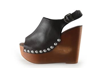 Jeffrey Campbell Sleehakken in maat 41 Zwart, Verzenden, Zwart, Zo goed als nieuw, Schoenen met hoge hakken