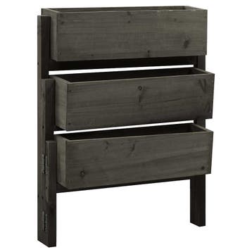 vidaXL Plantenbak inklapbaar 60x14x75 cm massief vurenhout, Verzenden