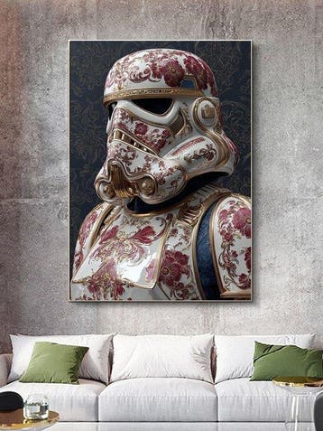 Shayer - Stormtrooper – The Porcelain Soldier - XL - 60x80cm, Nieuw