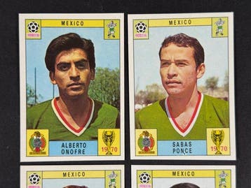 1970 Panini Mexico 70 World Cup, - Mexico: Onofre, Ponce,, Verzamelen, Nieuw